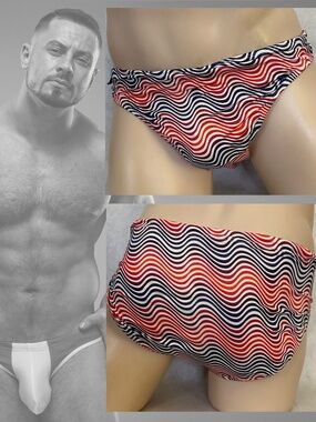 Jack Adams Wonderjock Swimsuit XL ~38-42" waist Gently worn 90% polyester